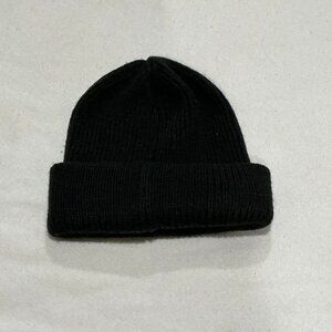 Beanie winter hat, One Size, Black